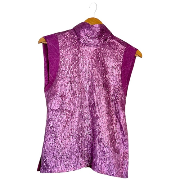 Rachel Comey Mirar Textured Jacquard Top in Orchid 4 - Picture 6 of 16